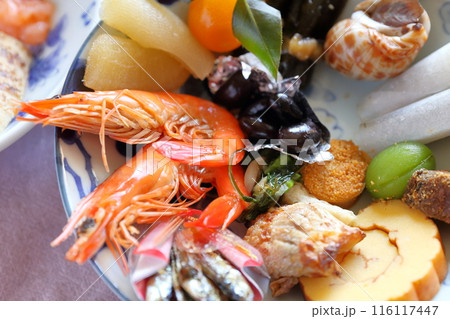 お正月のおせち料理 お正月のおせち料理 116117447