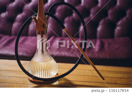 close up image of a hubble-bubble , shisha close up image of a hubble-bubble , shisha 116117654