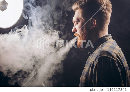 ginger emotional man reducing stress 116117841