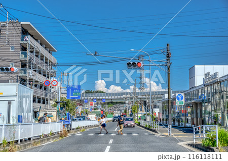 神奈川県横浜市の都市風景　東山田駅 116118111