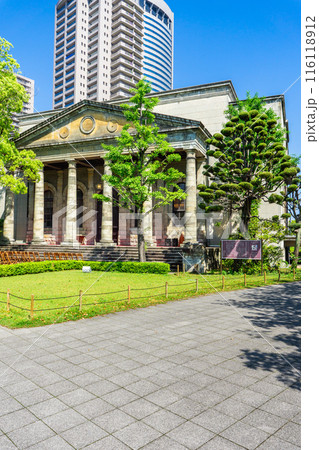 大阪市北区天満橋　桜之宮公園　大阪府最古の洋風建築　旧桜宮公会堂（重要文化財） 116118912