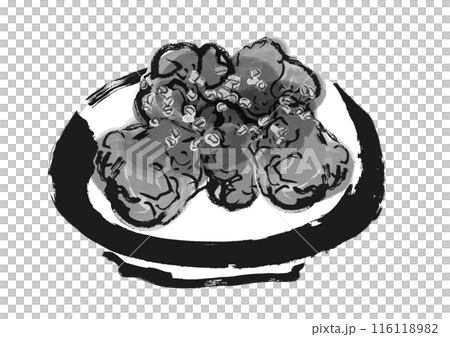 油軟雞手寫日式插畫 116118982