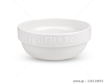 white bowl empty on white background white bowl empty on white background 116119655