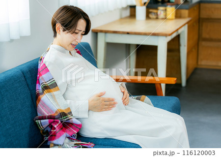 お腹が痛い　妊婦 116120003