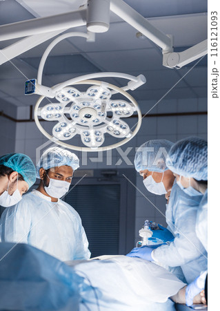 Pre oxygenation for general anesthesia. Surgery equipment 116121093