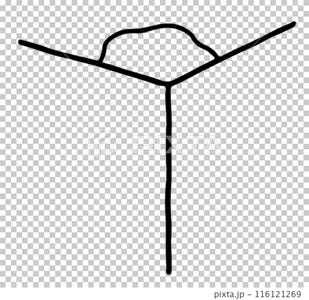 Line drawing of a leaking ceiling - Stock Illustration [116121269] - PIXTA