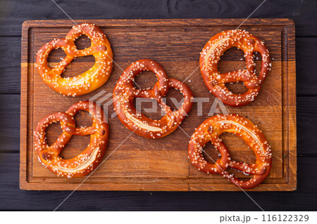 Pretzel - tradition Bavarian snack 116122329