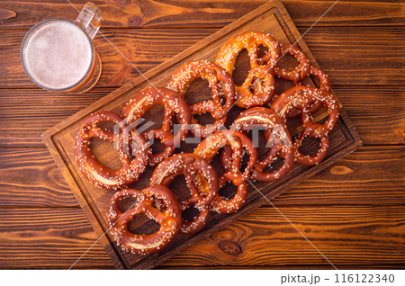 Pretzel - tradition Bavarian snack 116122340