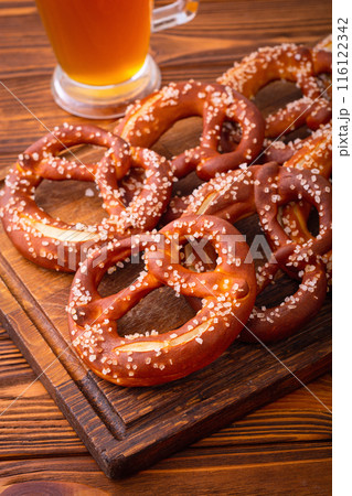Pretzel - tradition Bavarian snack 116122342
