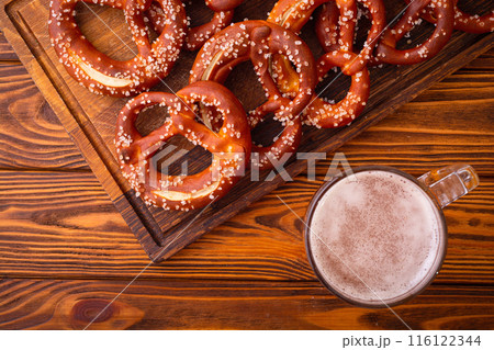Pretzel - tradition Bavarian snack 116122344