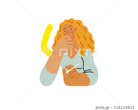 Creative Workspace: Video Conference, modern flat vector concept illustration of person engaging in virtual business meeting Connectivity, collaboration, digital interaction, remote work, productivity 116124811