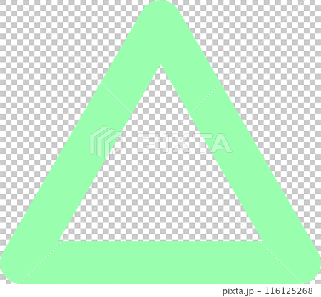 簡單的三角形圖標 116125268