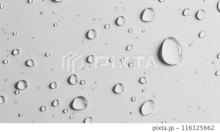 Water droplets on transparent surface. Water droplets on transparent surface. 116125662