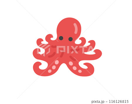 タコのアイコンのイラスト 116126815