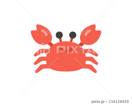 カニのアイコンのイラスト 116126820