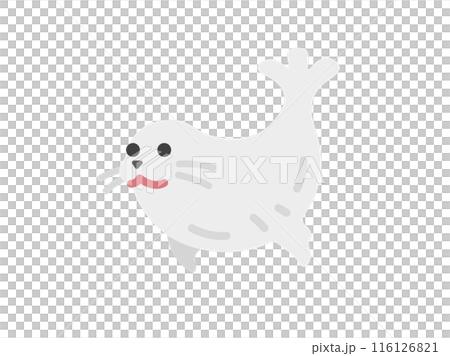 アザラシのアイコンのイラスト アザラシのアイコンのイラスト 116126821