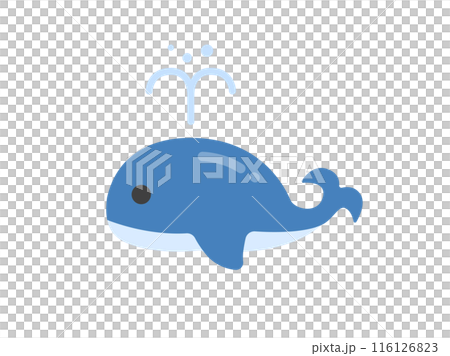 Illustration of a spouting whale icon Illustration of a spouting whale icon 116126823