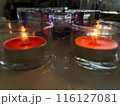 火のついたロウソク 116127081