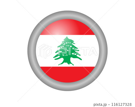 世界の国旗　レバノンのアイコン 116127328