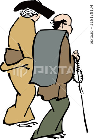 浮世絵　町人　その234 116128134