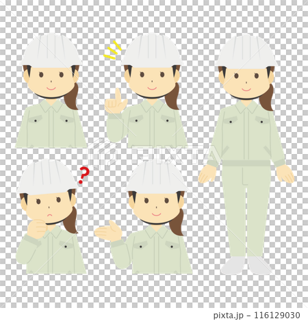 戴著頭盔的女人的插圖 戴著頭盔的女人的插圖 116129030