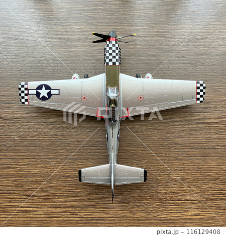 P-51D ムスタング、1/72スケール模型完成品、78th Fighter Group 116129408