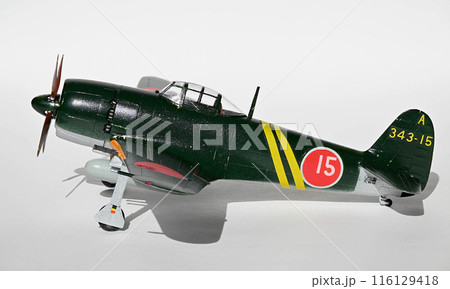紫電改、1/72スケール模型、343航空隊、フォーカスシフト撮影 116129418