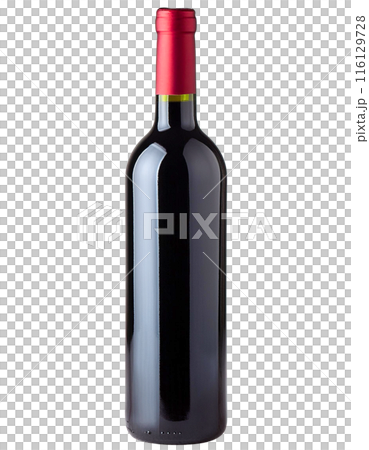 Red wine bottle (transparent background) Red wine bottle (transparent background) 116129728