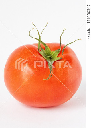 トマト　食材　白バック 116130347