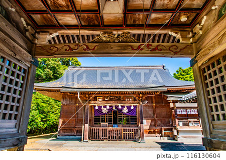 島根 城山稲荷神社 拝殿 島根 城山稲荷神社 拝殿 116130604