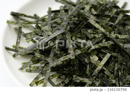きざみ海苔のクローズアップ 116130798