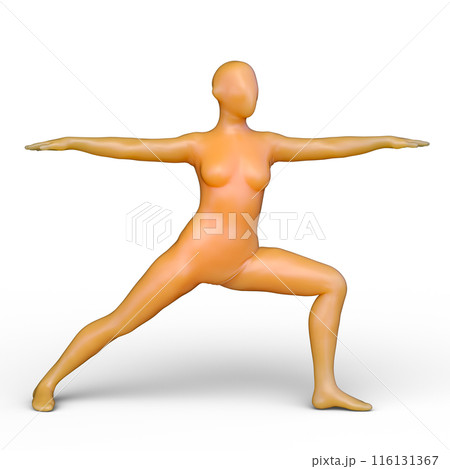 ポーズをとる女性 116131367