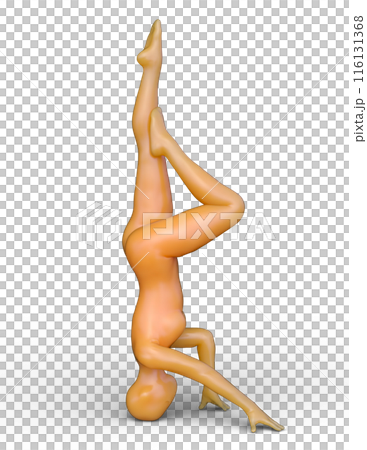 ポーズをとる女性 ポーズをとる女性 116131368