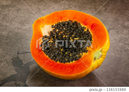 Tropical exotic sweet fruit - Papaya 116131989