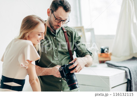 awesome girl selecting good photos for downloading them to the internet awesome girl selecting good photos for downloading them to the internet 116132115
