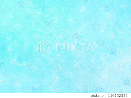 ブルーの水彩テクスチャ背景 116132323