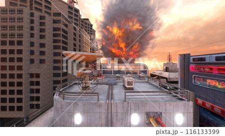 火災現場 火災現場 116133399