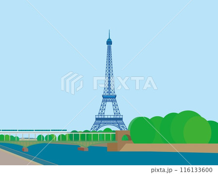 エッフェル塔 tour eiffel ビル・アケム橋 pont de bir-hakeem パリ エッフェル塔 tour eiffel ビル・アケム橋 pont de bir-hakeem パリ 116133600