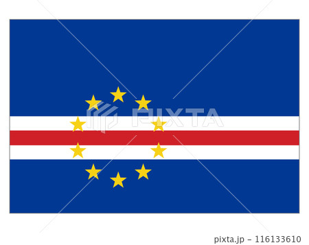 世界の国旗　カーボベルデ 116133610