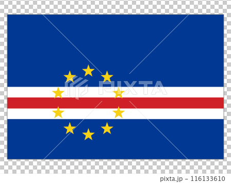 世界の国旗　カーボベルデ 116133610