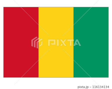 世界の国旗　ギニア 116134134