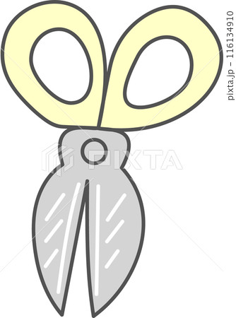 シンプルなハサミのアイコン 116134910