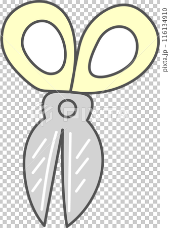 簡單的剪刀圖標 116134910