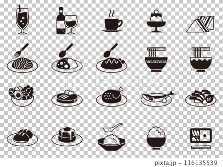 Food and Beverage Icons 05 Food and Beverage Icons 05 116135539