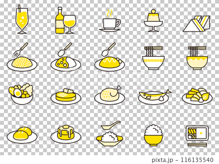 Food and Beverage Icons 06 116135540