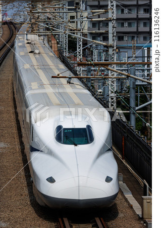 大田区西馬込付近を走行する新幹線N700系 116136246