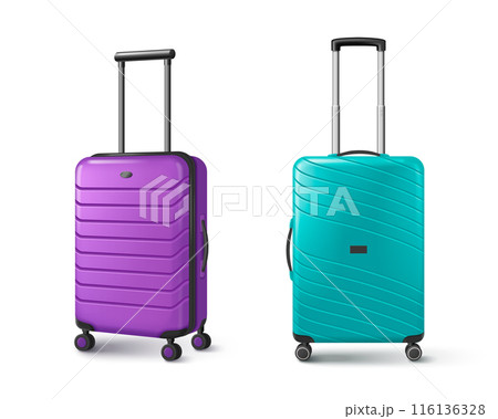Modern wheel suitcases set 116136328