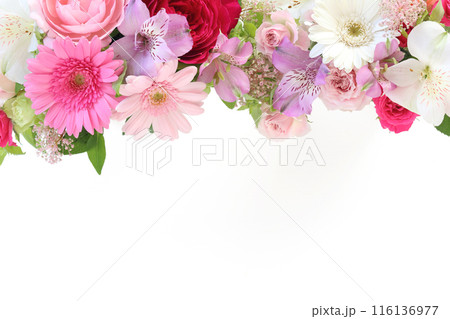 生花のフレーム 116136977