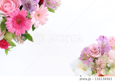 生花のフレーム 116136981