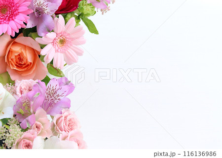 生花のフレーム 116136986